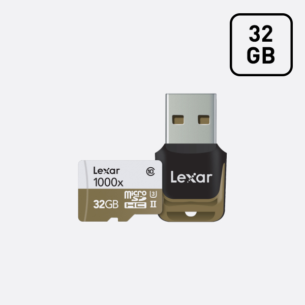 [렉사] MicroSD 1000X 32GB 메모리카드 (어댑터포함)