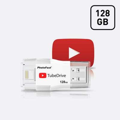 [포토패스트] TubeDrive 128GB 튜브드라이브 아이폰USB / 아이폰OTG / 외장메모리