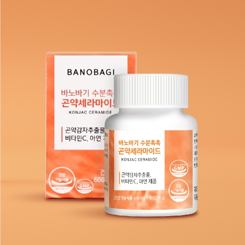 [공식판매처] 바노바기 수분촉촉 곤약세라마이드 600mg 30정