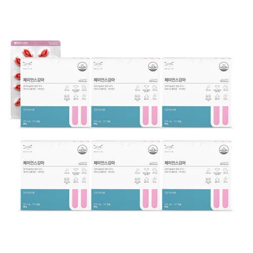 [정식판매처] 모비타 감마 생리전불편함 개선 여성영양제 감마리놀렌산 6박스