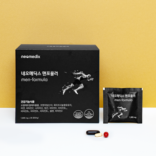 [정식판매처] 네오메딕스 맨포뮬러 남성 전립선 지구력 혈압 건강 기능 식품 1개월 30포